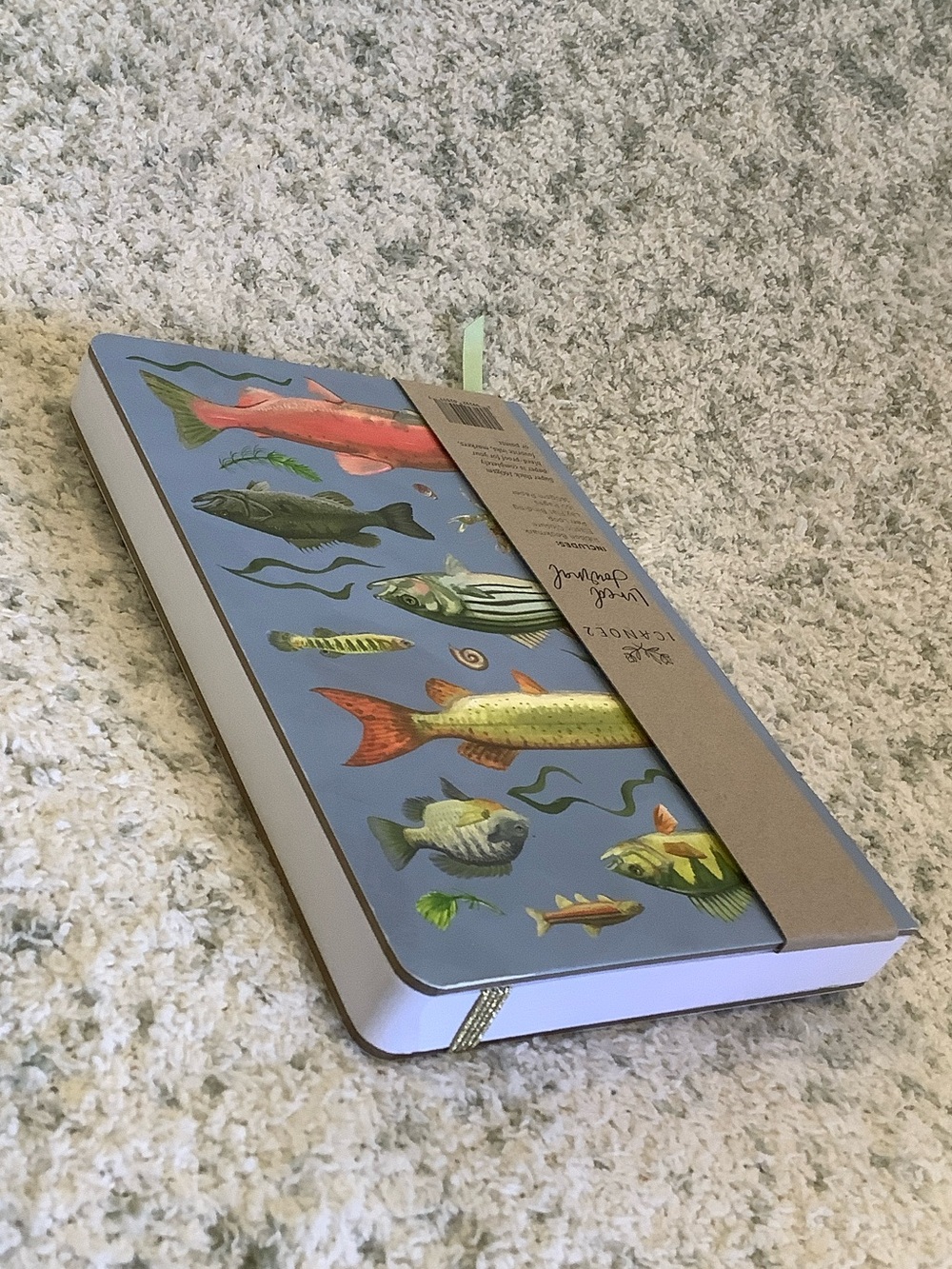 Fish HardCover Lined Notebook Travel Vacation Camping Journal NWT 160lined pages - Picture 8 of 15
